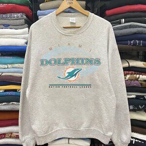 Vintage Miami Dolphins Football Sweatshirt, Retro Miami Dolphins NFL Shirt Tee